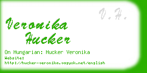 veronika hucker business card